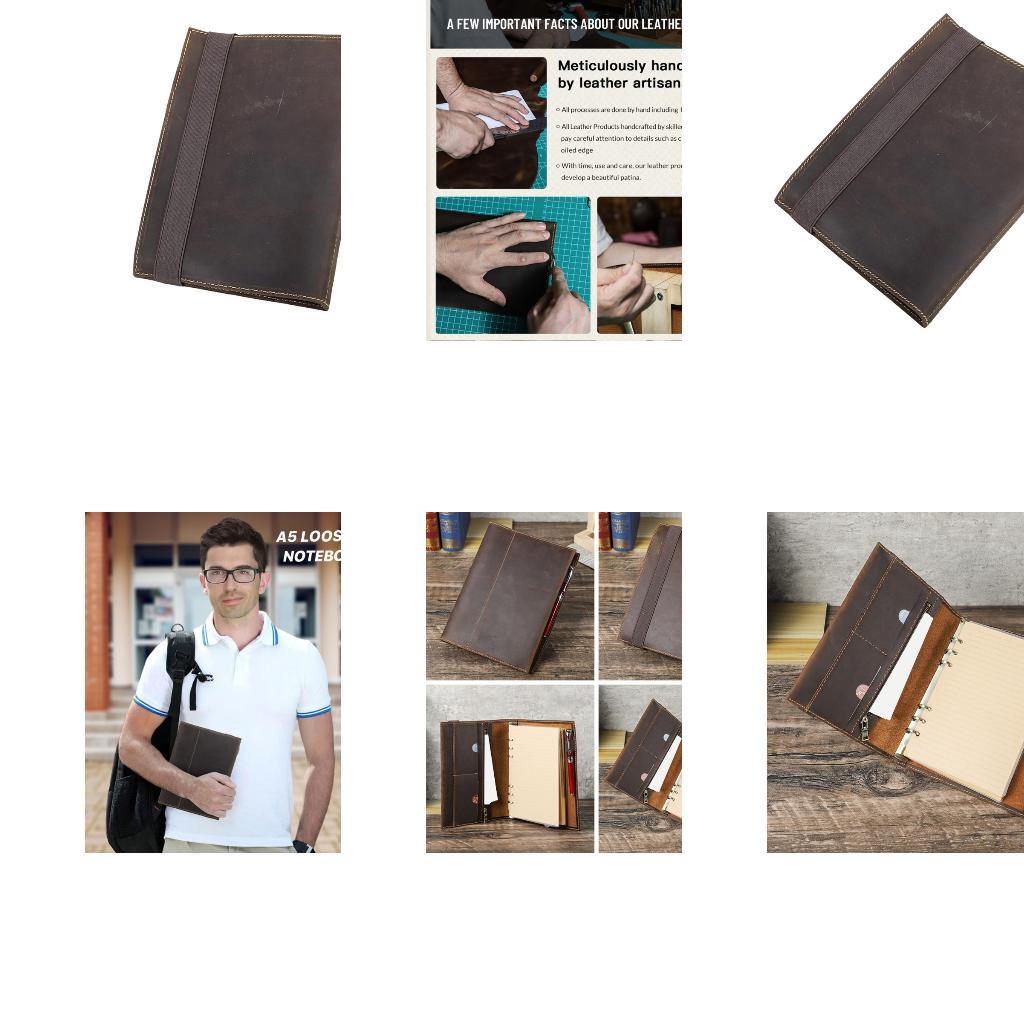 Leatherwork Journal - Leren dagboek voor school, werk en
