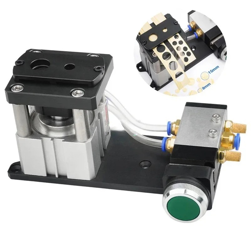 Leatherworking Guide - 2 In 1 Kantenbandenponsmachine Pneumatische Kantenbandenmachine