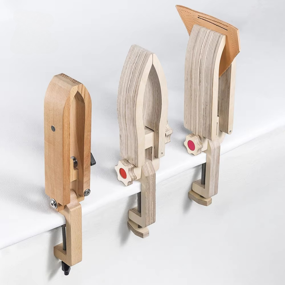 Leren tafelblad lederen veters - Leatherwork Tools recensie en prijs