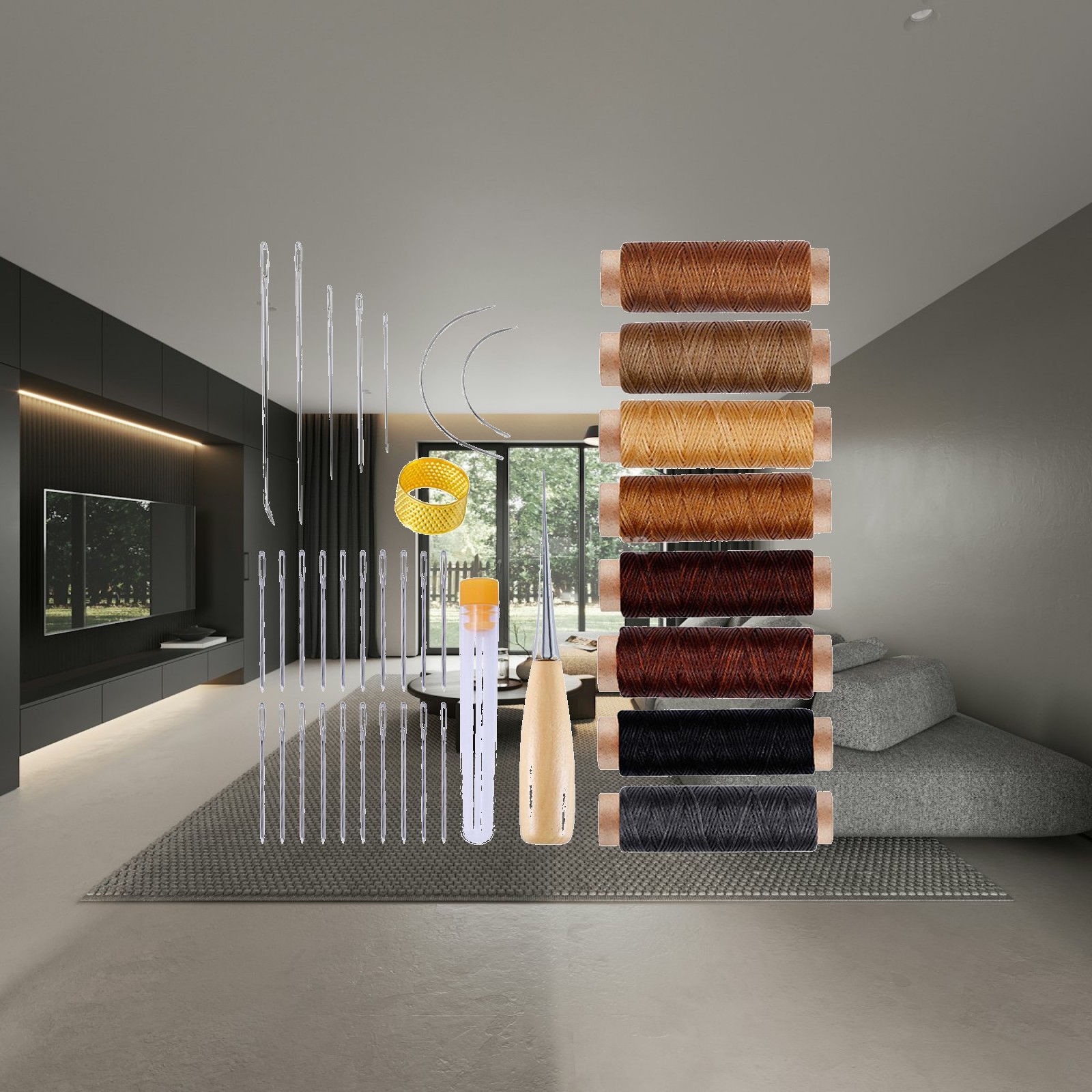 Lederen bekledingsnaaiset, com - Upholstery Leather Work recensie en prijs
