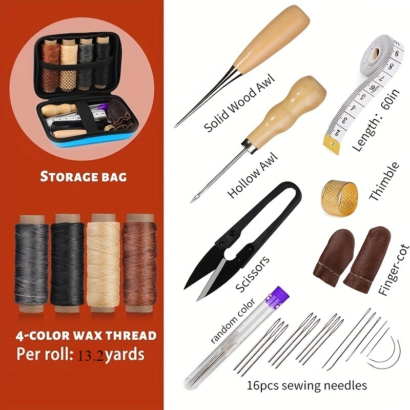 [Lederen werkset] Lederen naai - Upholstery Leather Work recensie en prijs