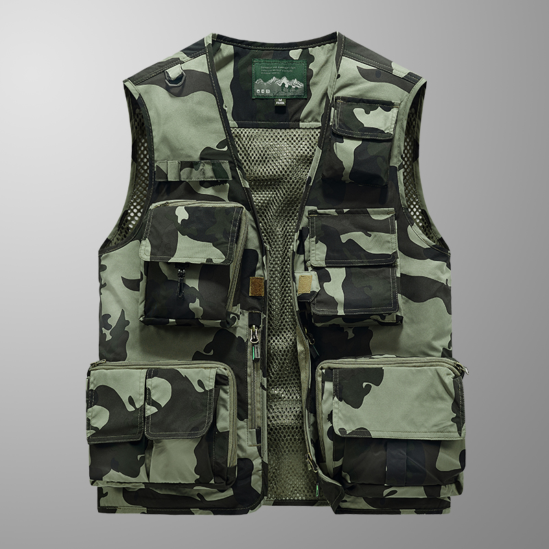Geborduurd Vest Vissen Kleding - Leather Work Vest For Men recensie en prijs