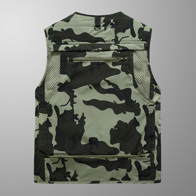 Geborduurd Vest Vissen Kleding - Leather Work Vest For Men recensie en prijs