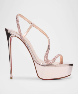 Metallic leren platform stilet - Leather Work Heels recensie en prijs
