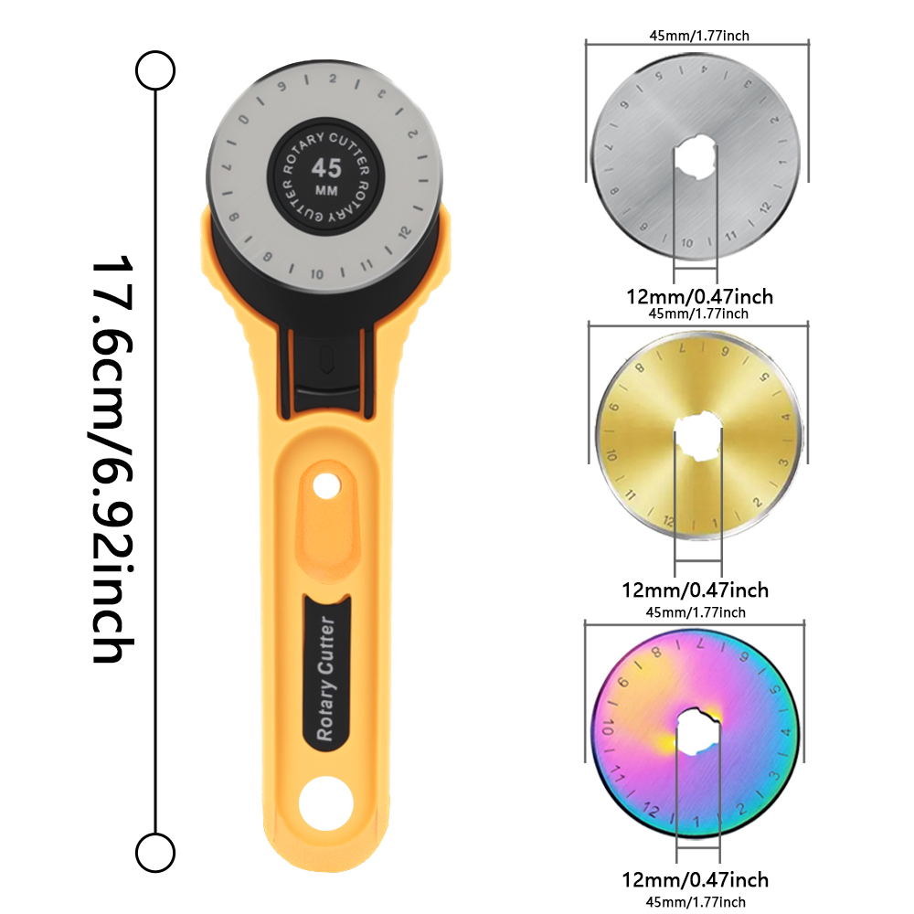 45 mm roterende stofsnijder le - Leatherwork Accessories recensie en prijs