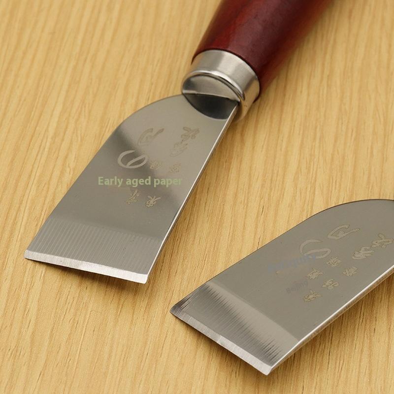 【Nieuw】 Leren snijmes met hout - Leatherwork Accessories recensie en prijs