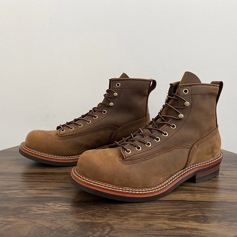 Vintage Britse mannen enkellaa - Leatherwork Tools recensie en prijs