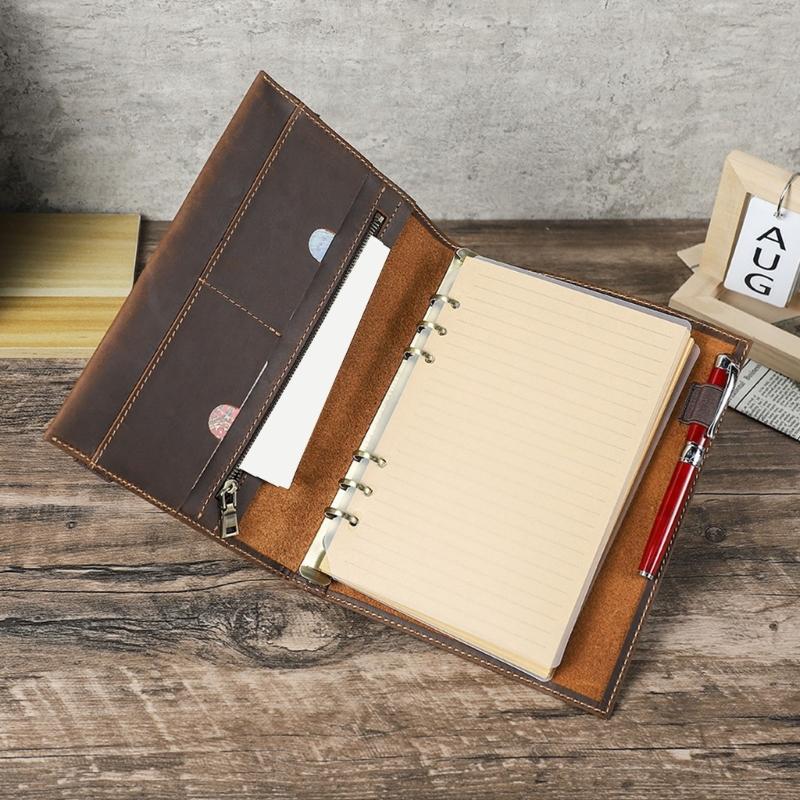 Leren dagboek voor school, wer - Leatherwork Journal recensie en prijs
