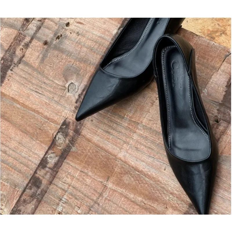 2024 Vrouwen Sexy Hoge Hakken  - Leather Work Heels recensie en prijs