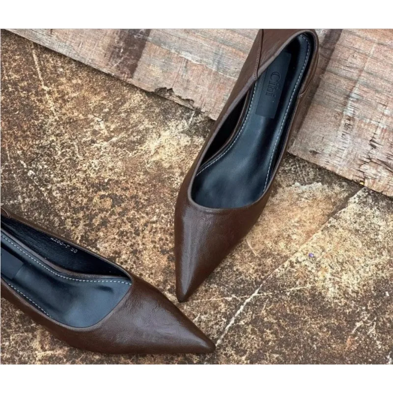 2024 Vrouwen Sexy Hoge Hakken  - Leather Work Heels recensie en prijs