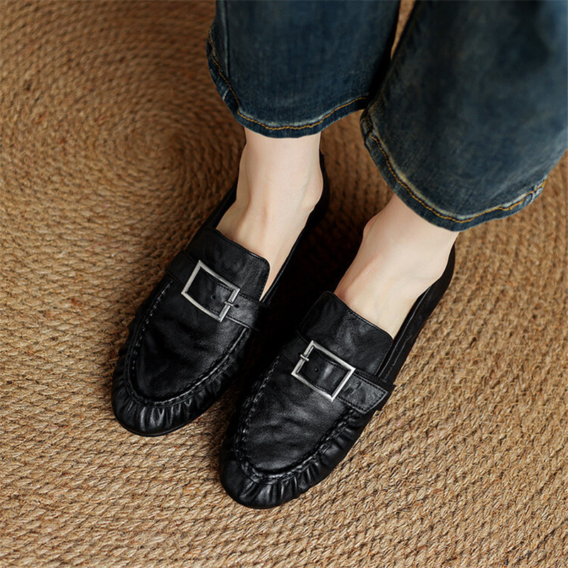 Nieuwe Herfst Echt Leer Vrouwe - Leather Work Heels recensie en prijs