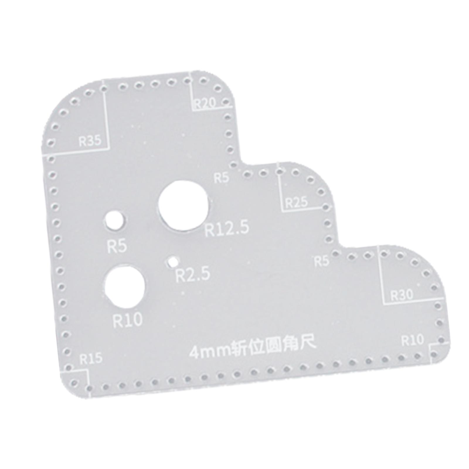 Transparante Acryl Cirkelmal G - Leatherworking Guide recensie en prijs