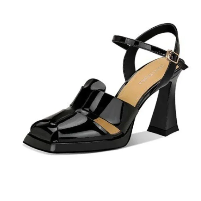 Damessandalen met hoge hak Mod - Leather Work Heels recensie en prijs