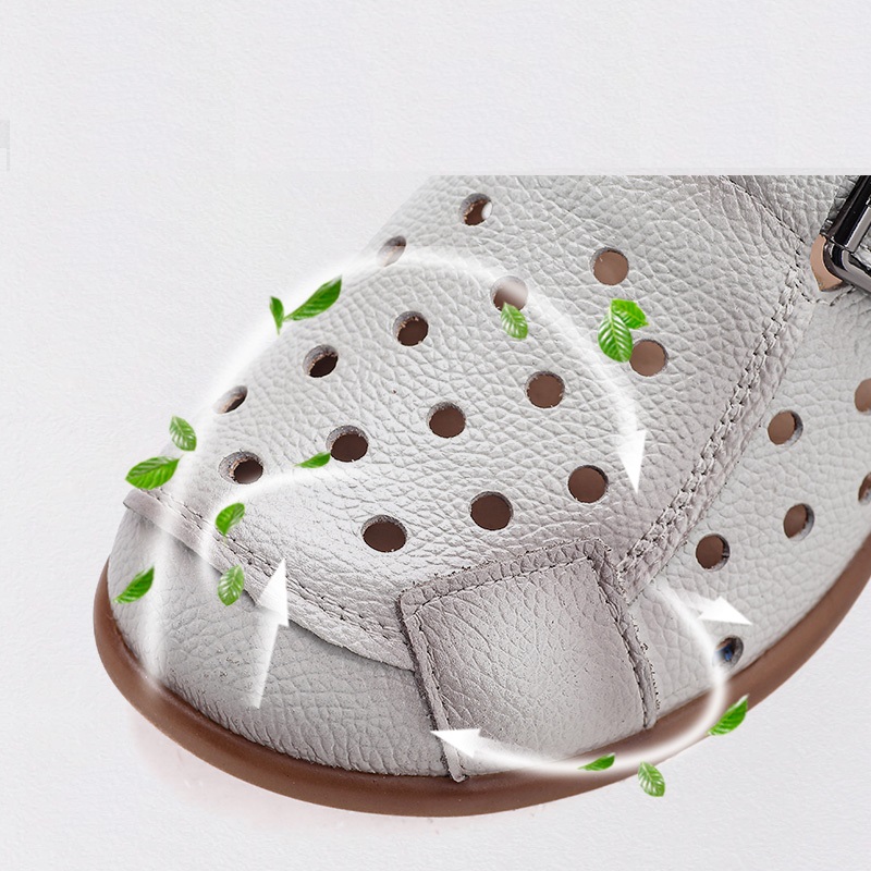 Nieuwe dames sandalen van koei - Leather Work Heels recensie en prijs