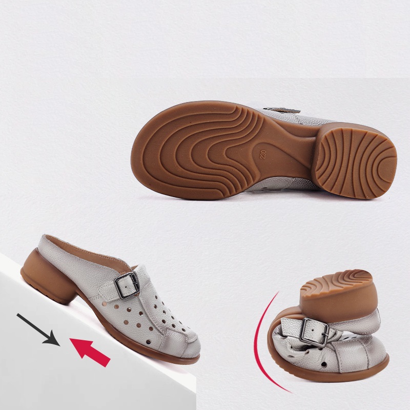 Nieuwe dames sandalen van koei - Leather Work Heels recensie en prijs