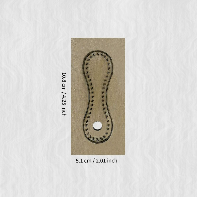 Handgemaakte DIY lederen snijm - Leatherwork Accessories recensie en prijs