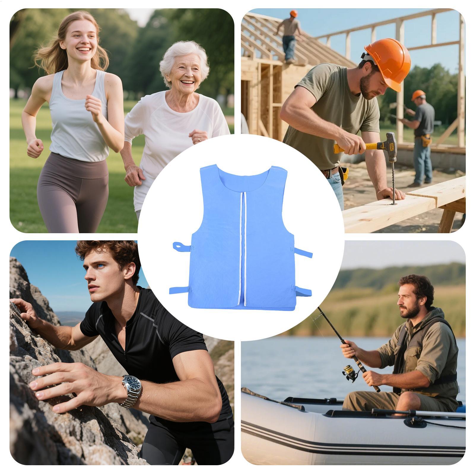 Koelvest Herbruikbaar, duurzaa - Leather Work Vest For Men recensie en prijs